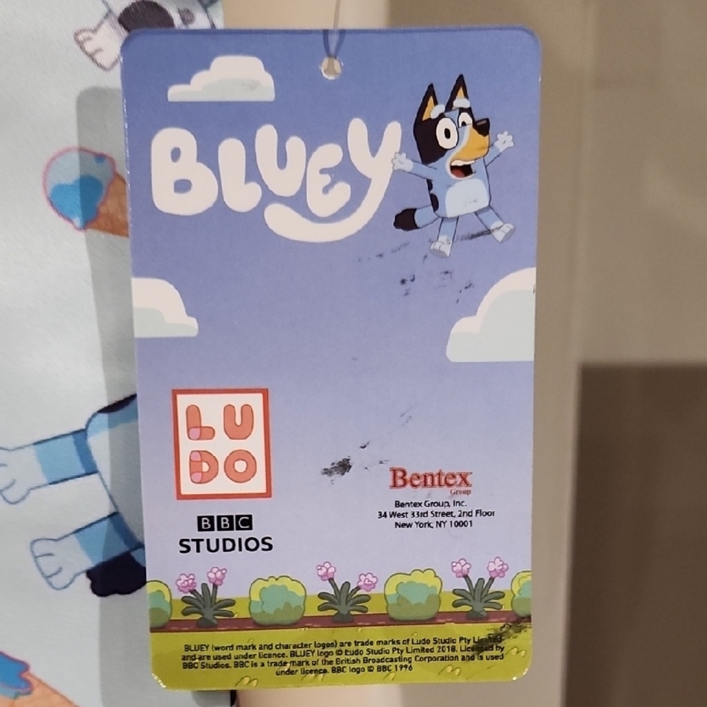 Bluey Button Down Shirt with Cartoon Animal Design. - Picture 5 of 13
